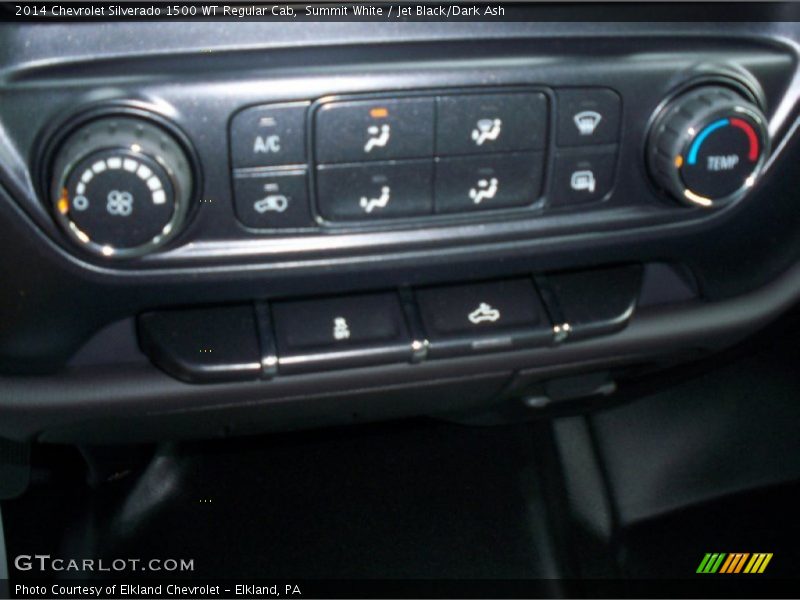 Summit White / Jet Black/Dark Ash 2014 Chevrolet Silverado 1500 WT Regular Cab
