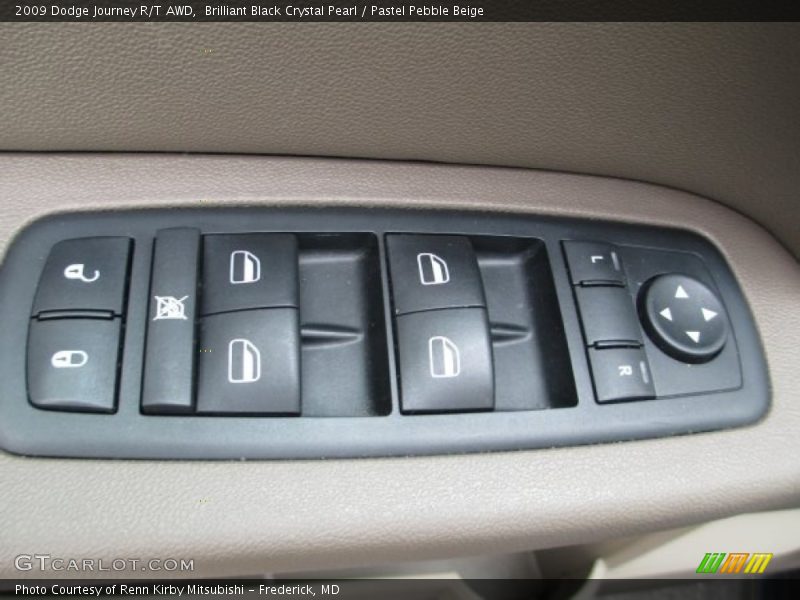 Brilliant Black Crystal Pearl / Pastel Pebble Beige 2009 Dodge Journey R/T AWD
