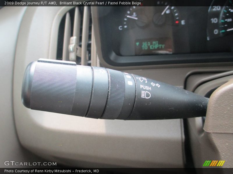 Brilliant Black Crystal Pearl / Pastel Pebble Beige 2009 Dodge Journey R/T AWD