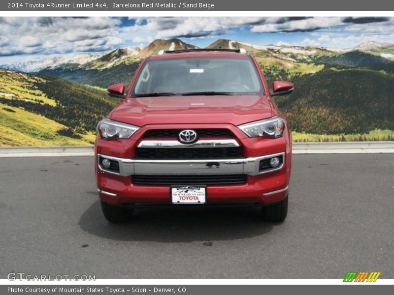 Barcelona Red Metallic / Sand Beige 2014 Toyota 4Runner Limited 4x4