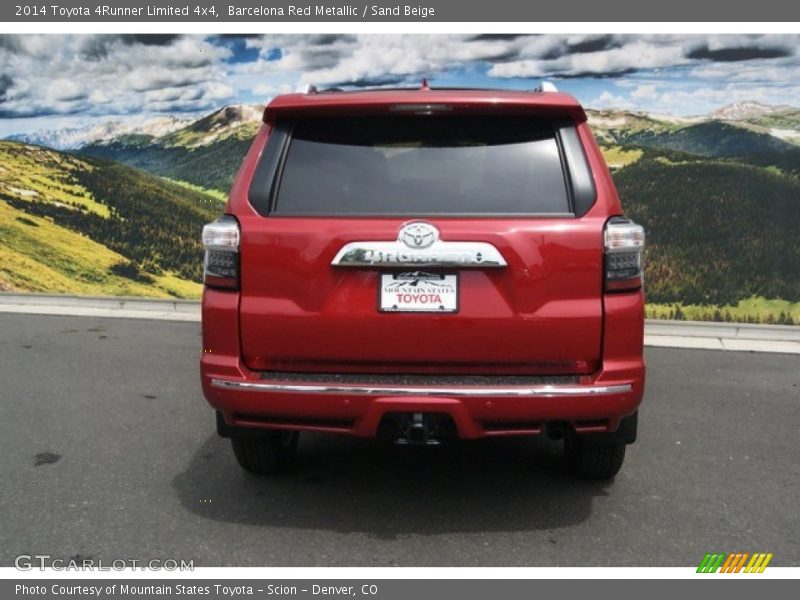 Barcelona Red Metallic / Sand Beige 2014 Toyota 4Runner Limited 4x4