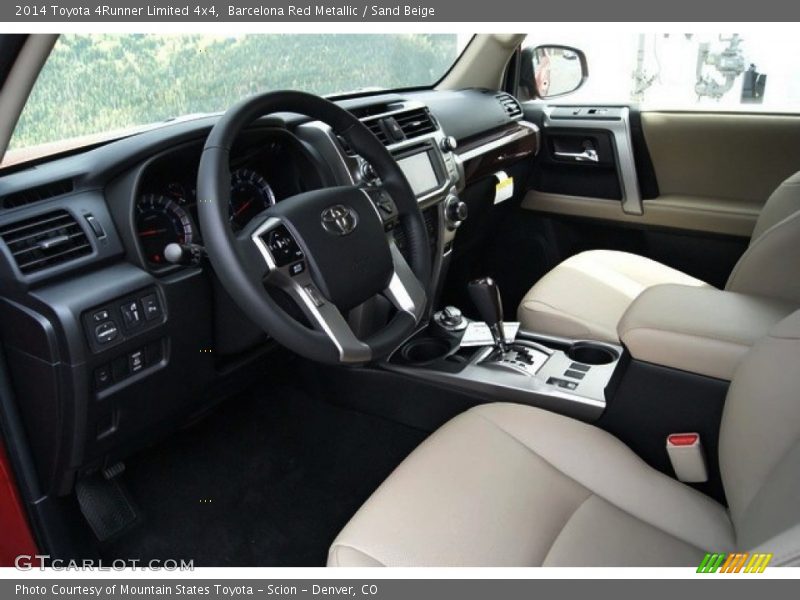 Barcelona Red Metallic / Sand Beige 2014 Toyota 4Runner Limited 4x4