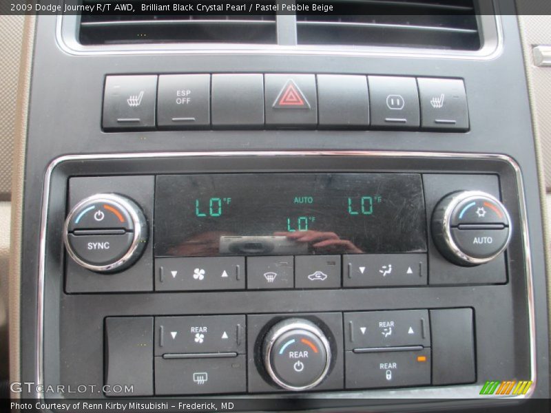 Brilliant Black Crystal Pearl / Pastel Pebble Beige 2009 Dodge Journey R/T AWD