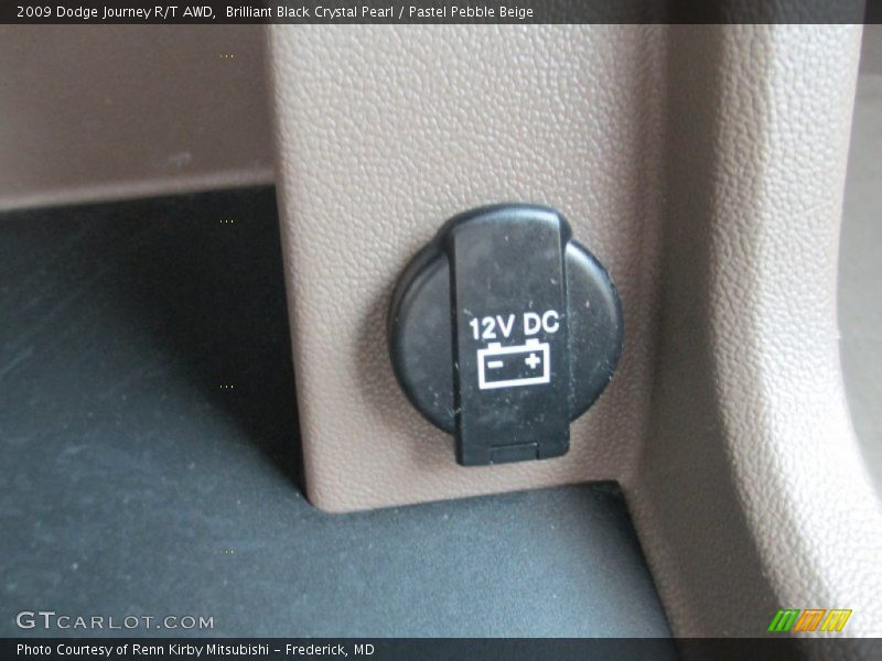 Brilliant Black Crystal Pearl / Pastel Pebble Beige 2009 Dodge Journey R/T AWD