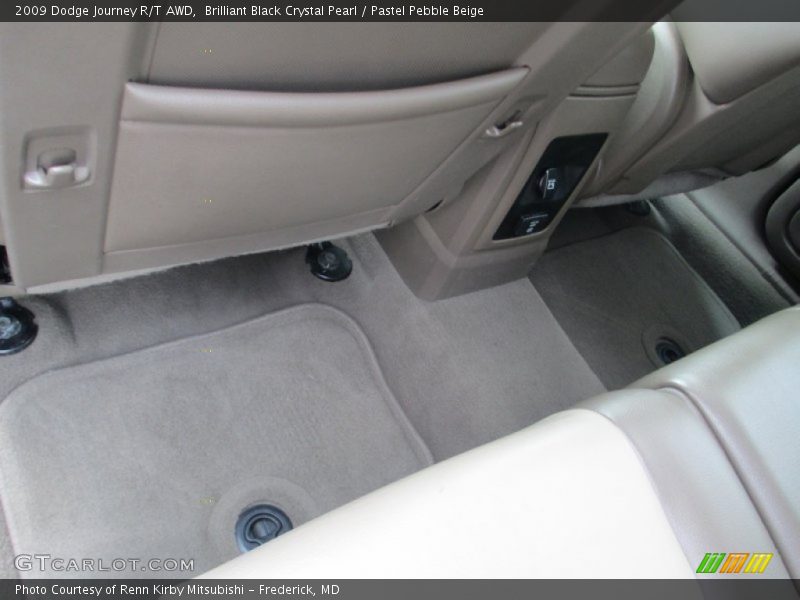 Brilliant Black Crystal Pearl / Pastel Pebble Beige 2009 Dodge Journey R/T AWD