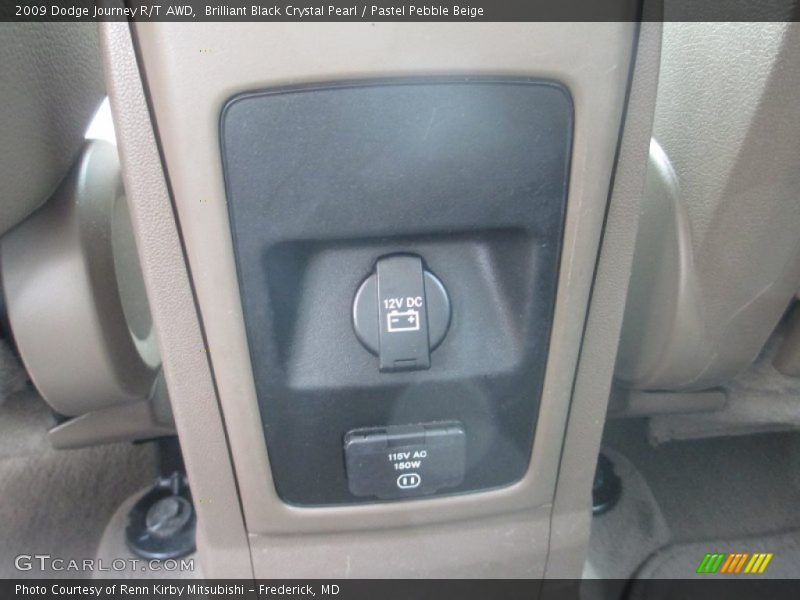 Brilliant Black Crystal Pearl / Pastel Pebble Beige 2009 Dodge Journey R/T AWD