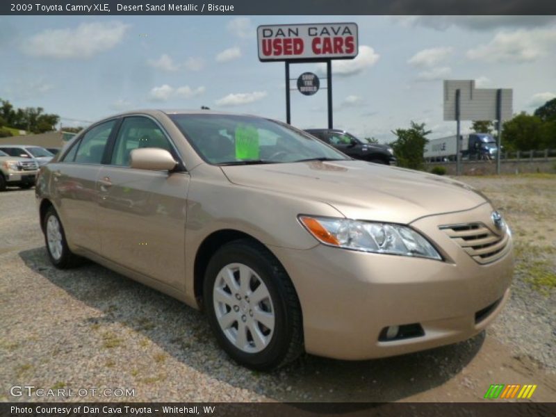 Desert Sand Metallic / Bisque 2009 Toyota Camry XLE