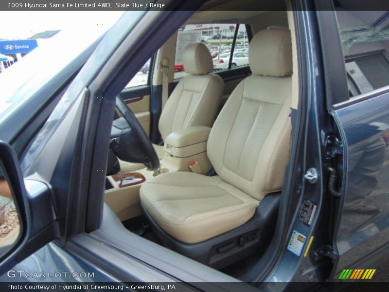 Slate Blue / Beige 2009 Hyundai Santa Fe Limited 4WD