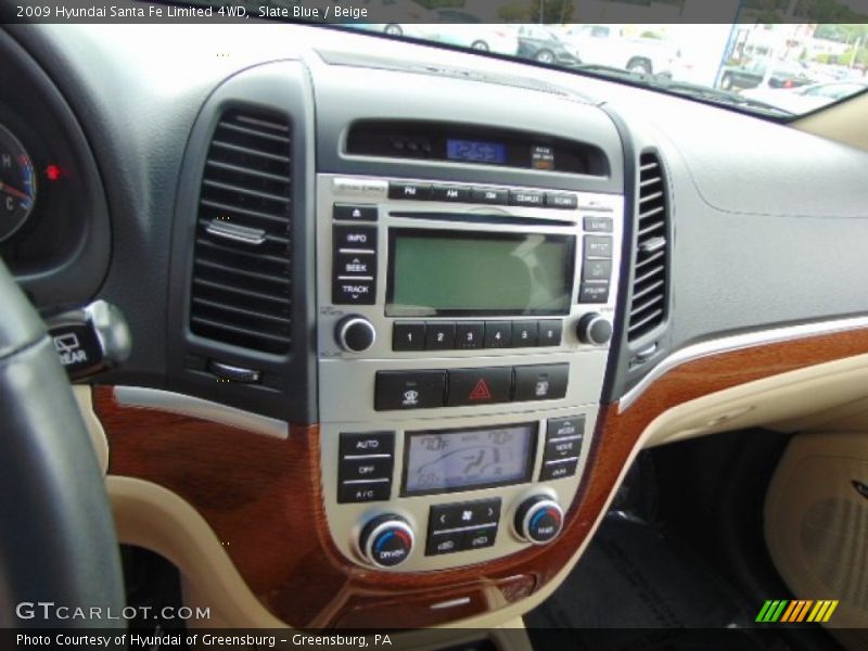 Slate Blue / Beige 2009 Hyundai Santa Fe Limited 4WD