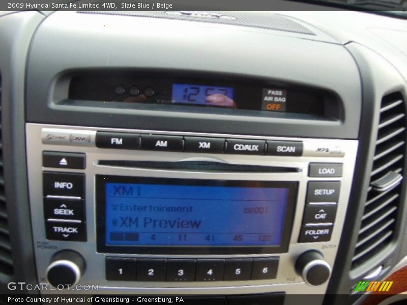 Slate Blue / Beige 2009 Hyundai Santa Fe Limited 4WD