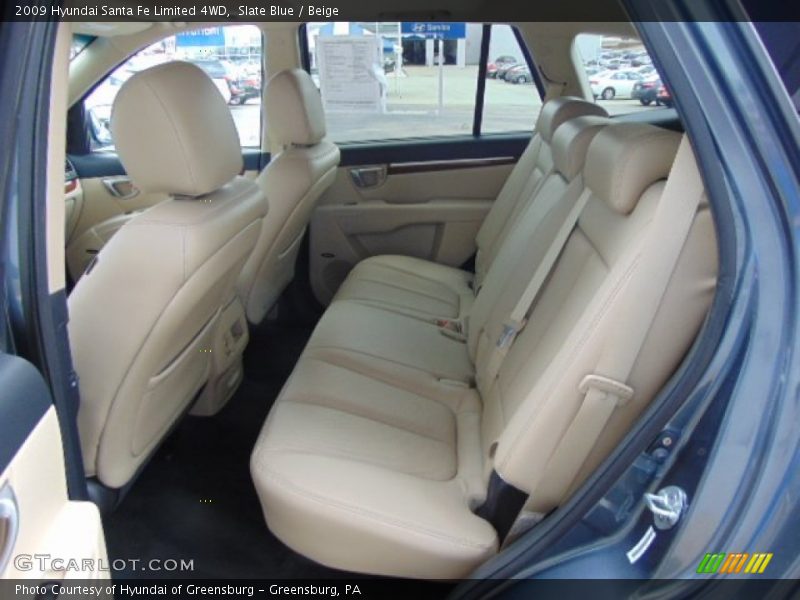 Slate Blue / Beige 2009 Hyundai Santa Fe Limited 4WD