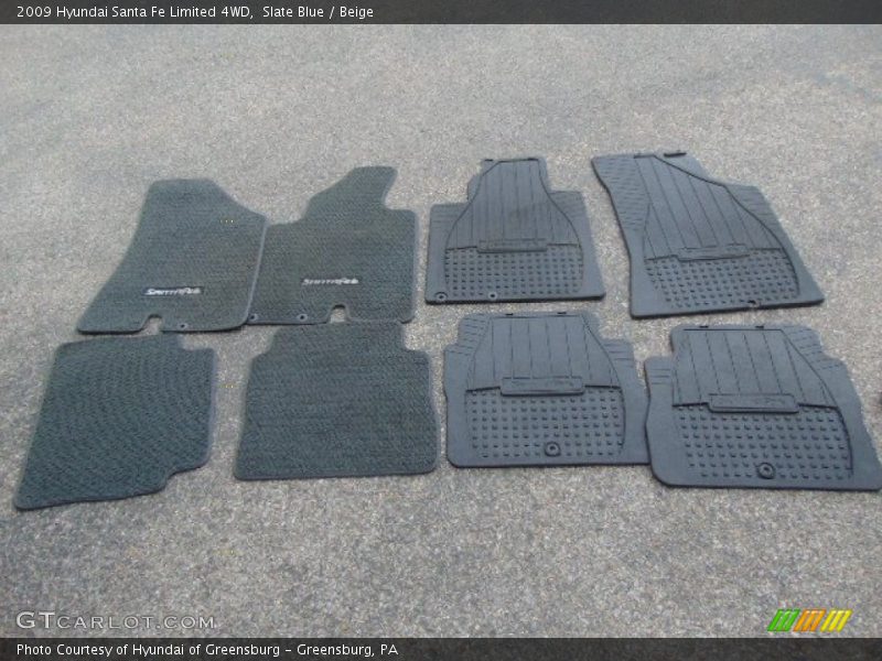 Slate Blue / Beige 2009 Hyundai Santa Fe Limited 4WD