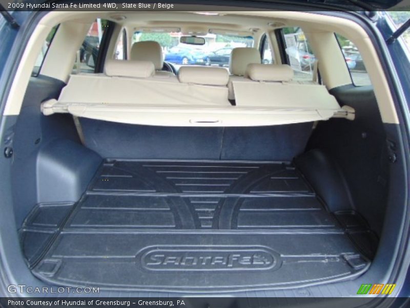 Slate Blue / Beige 2009 Hyundai Santa Fe Limited 4WD