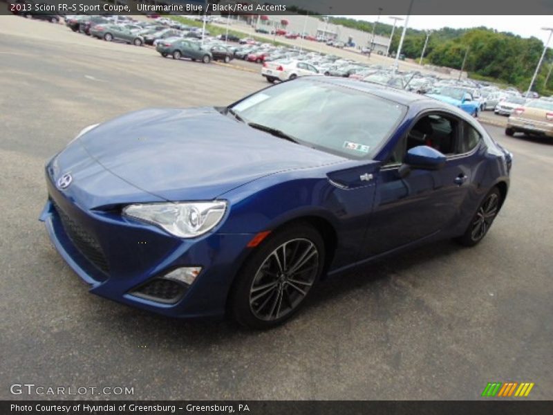 Ultramarine Blue / Black/Red Accents 2013 Scion FR-S Sport Coupe