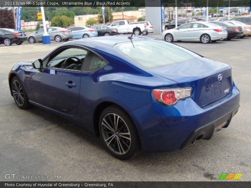 Ultramarine Blue / Black/Red Accents 2013 Scion FR-S Sport Coupe