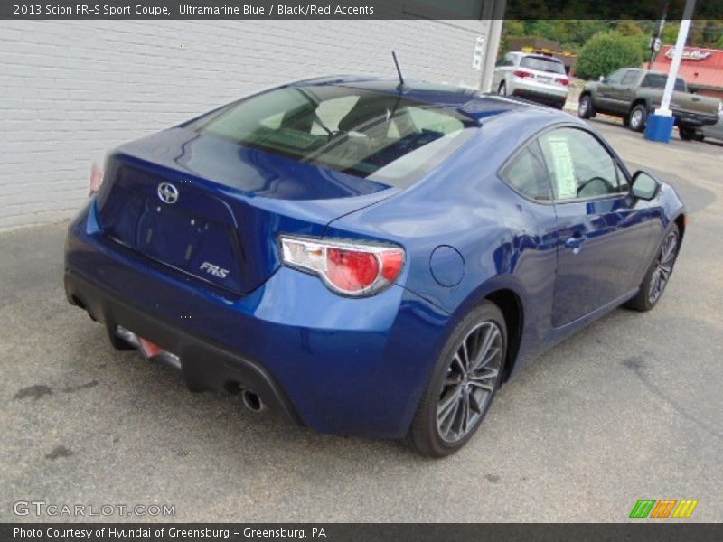 Ultramarine Blue / Black/Red Accents 2013 Scion FR-S Sport Coupe