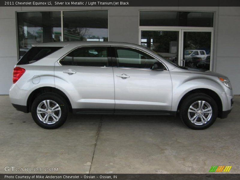 Silver Ice Metallic / Light Titanium/Jet Black 2011 Chevrolet Equinox LS