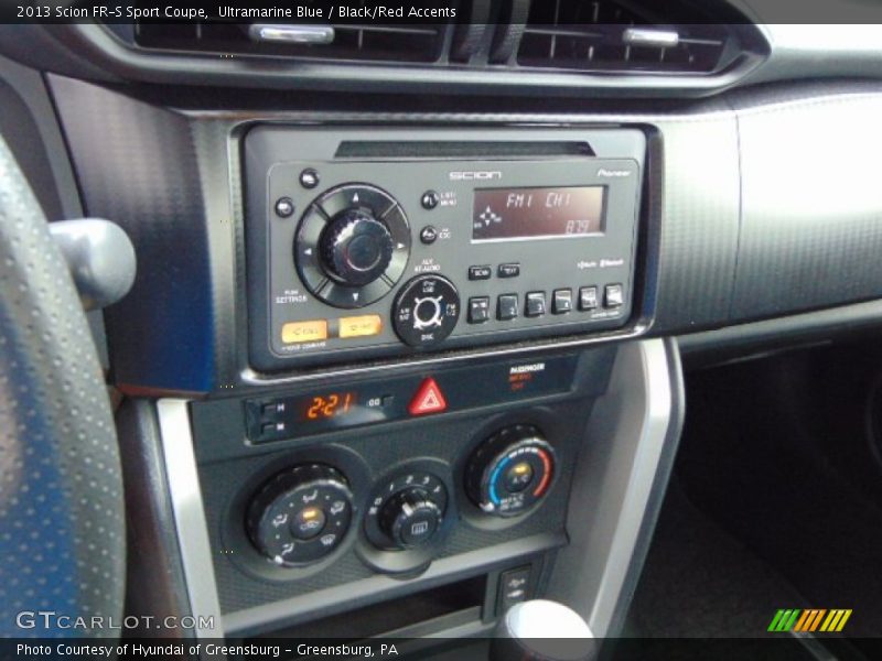 Ultramarine Blue / Black/Red Accents 2013 Scion FR-S Sport Coupe