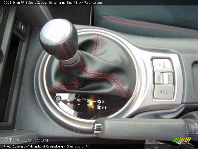 Ultramarine Blue / Black/Red Accents 2013 Scion FR-S Sport Coupe