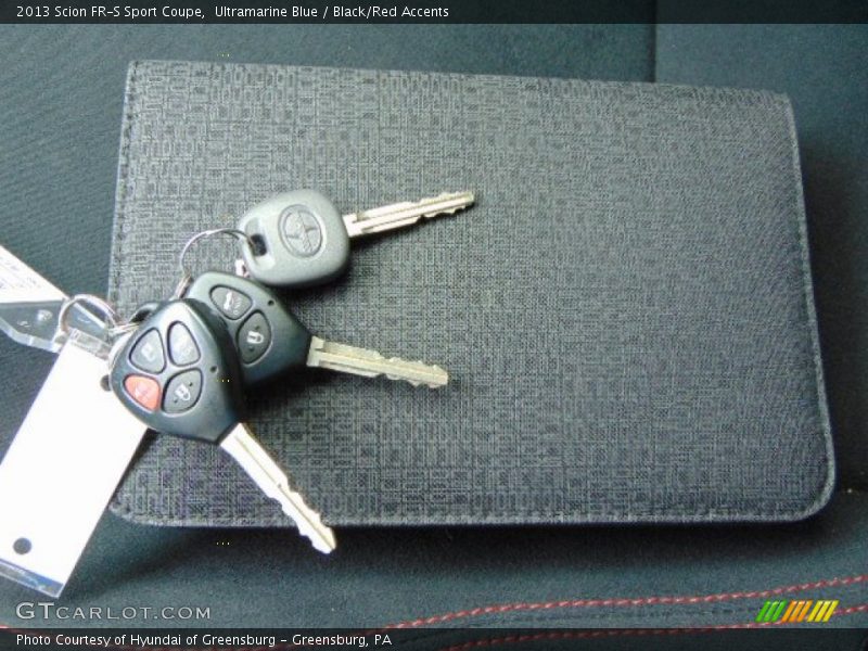 Ultramarine Blue / Black/Red Accents 2013 Scion FR-S Sport Coupe