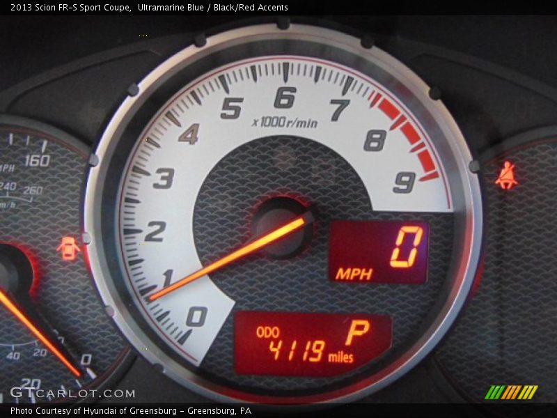 Ultramarine Blue / Black/Red Accents 2013 Scion FR-S Sport Coupe