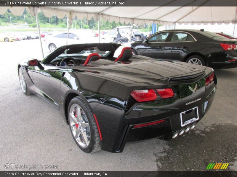 Black / Adrenaline Red 2014 Chevrolet Corvette Stingray Convertible
