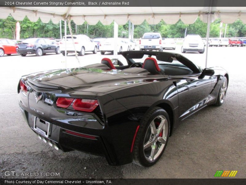 Black / Adrenaline Red 2014 Chevrolet Corvette Stingray Convertible