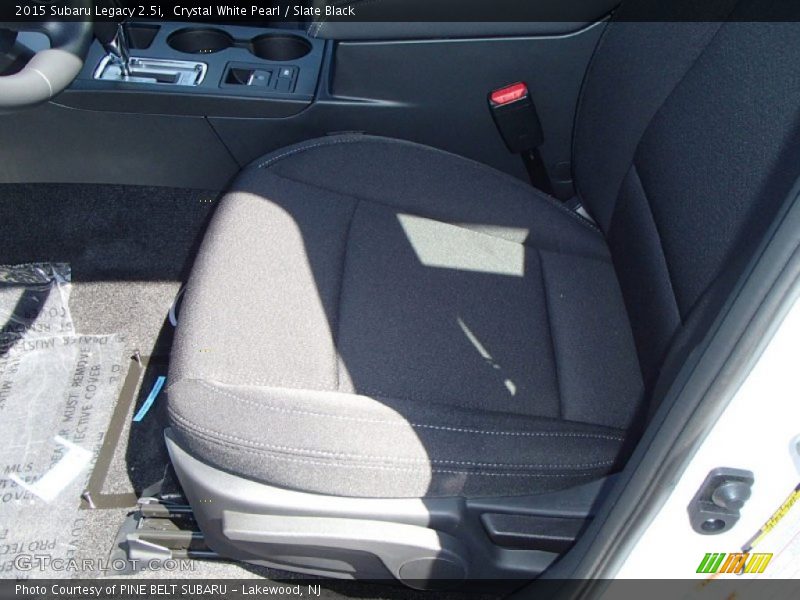 Crystal White Pearl / Slate Black 2015 Subaru Legacy 2.5i