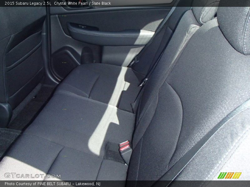 Crystal White Pearl / Slate Black 2015 Subaru Legacy 2.5i