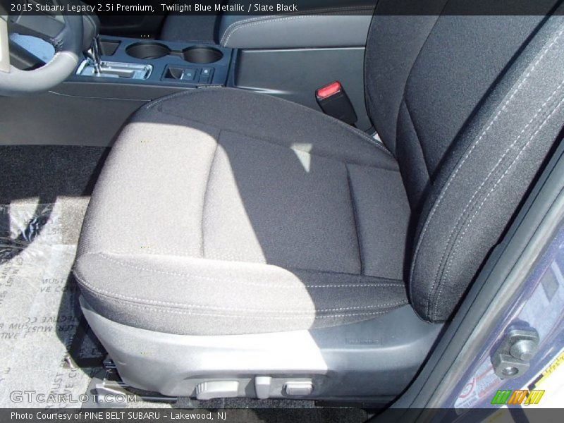 Twilight Blue Metallic / Slate Black 2015 Subaru Legacy 2.5i Premium