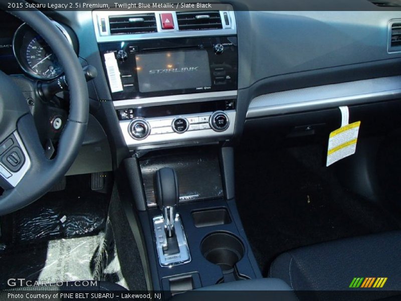 Twilight Blue Metallic / Slate Black 2015 Subaru Legacy 2.5i Premium