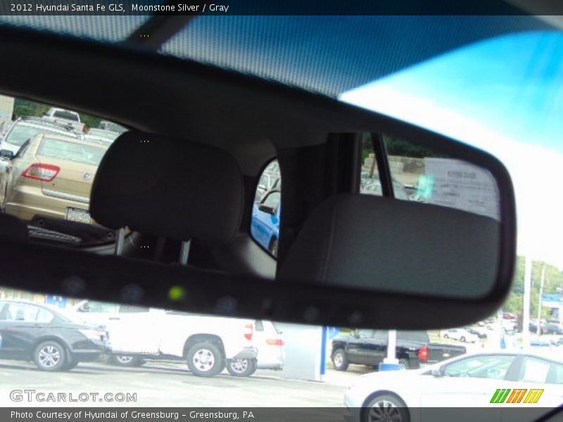 Moonstone Silver / Gray 2012 Hyundai Santa Fe GLS