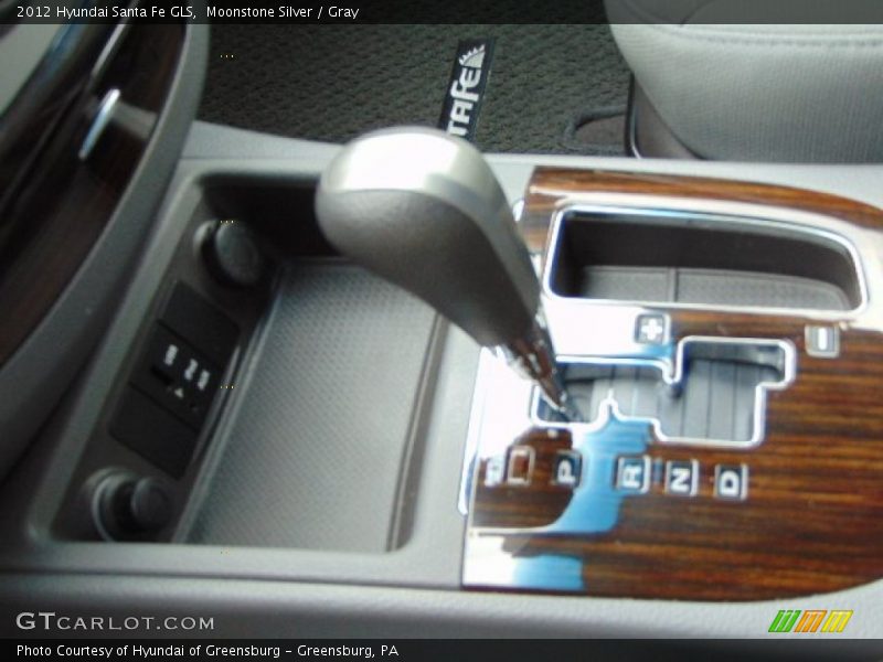 Moonstone Silver / Gray 2012 Hyundai Santa Fe GLS