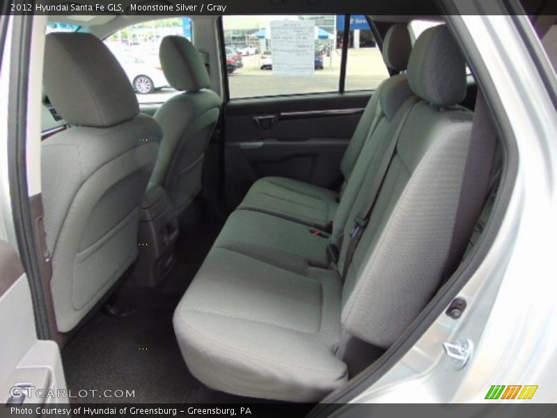 Moonstone Silver / Gray 2012 Hyundai Santa Fe GLS