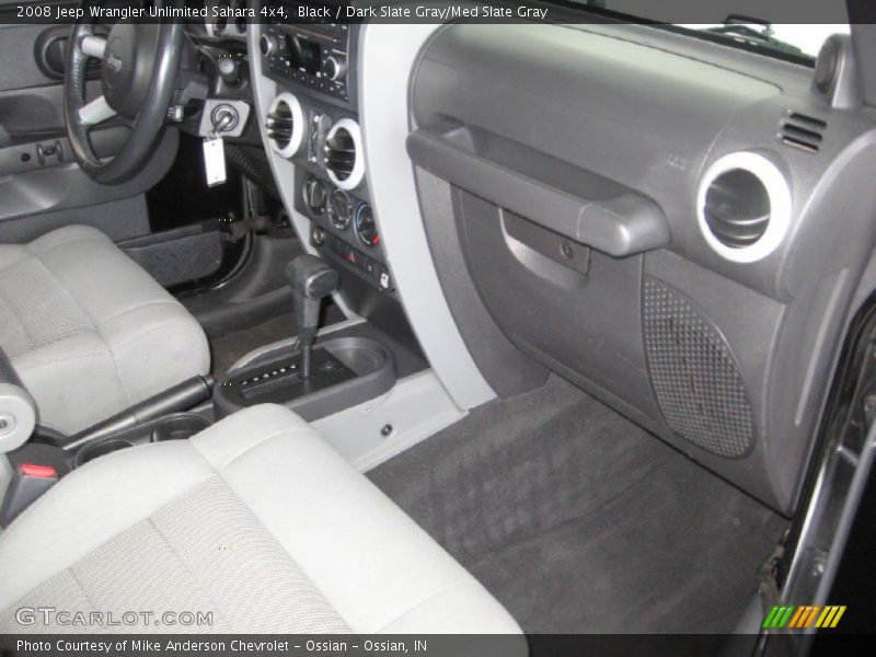 Black / Dark Slate Gray/Med Slate Gray 2008 Jeep Wrangler Unlimited Sahara 4x4