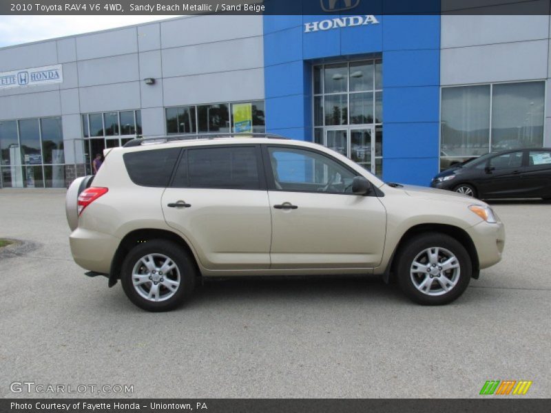 Sandy Beach Metallic / Sand Beige 2010 Toyota RAV4 V6 4WD