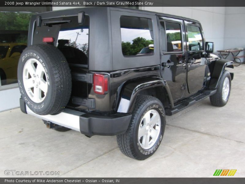 Black / Dark Slate Gray/Med Slate Gray 2008 Jeep Wrangler Unlimited Sahara 4x4