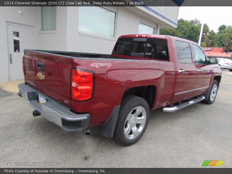 Deep Ruby Metallic / Jet Black 2014 Chevrolet Silverado 1500 LTZ Crew Cab 4x4