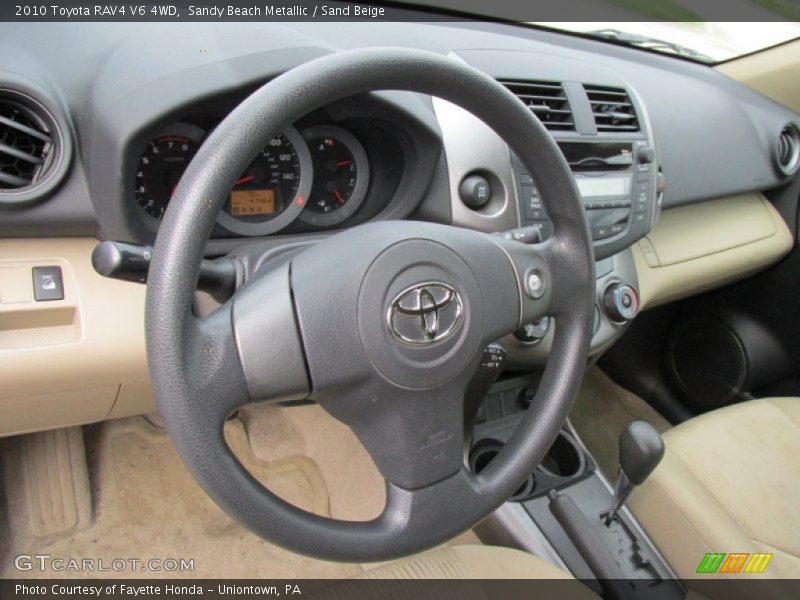 Sandy Beach Metallic / Sand Beige 2010 Toyota RAV4 V6 4WD