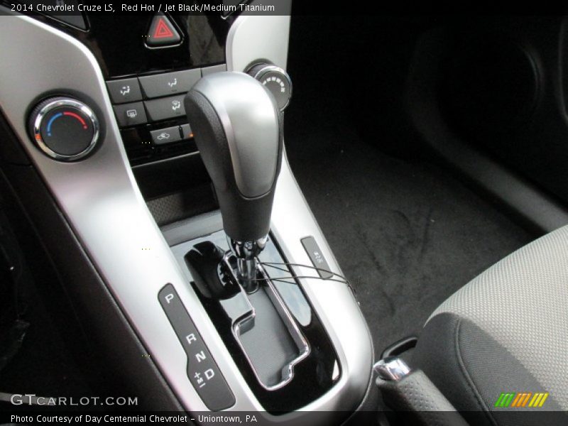 Red Hot / Jet Black/Medium Titanium 2014 Chevrolet Cruze LS