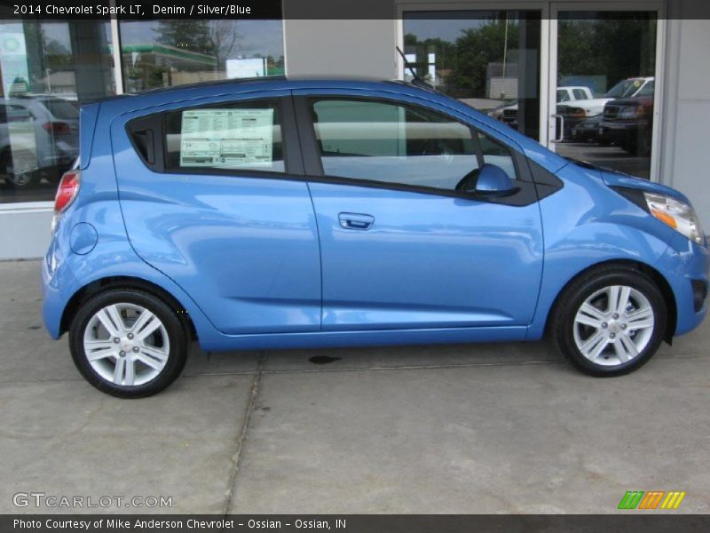 Denim / Silver/Blue 2014 Chevrolet Spark LT