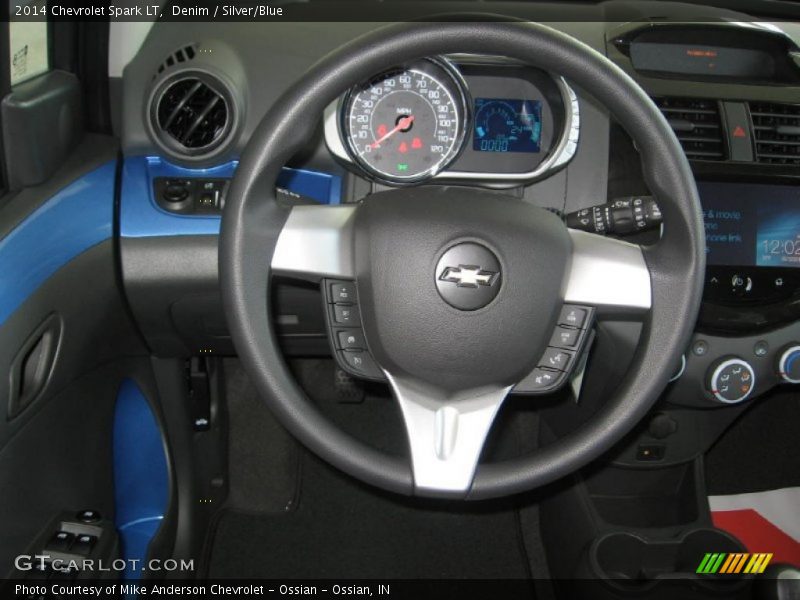 Denim / Silver/Blue 2014 Chevrolet Spark LT