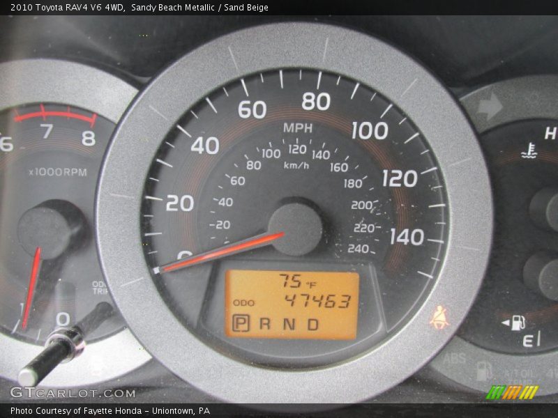 Sandy Beach Metallic / Sand Beige 2010 Toyota RAV4 V6 4WD