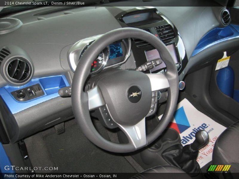 Denim / Silver/Blue 2014 Chevrolet Spark LT