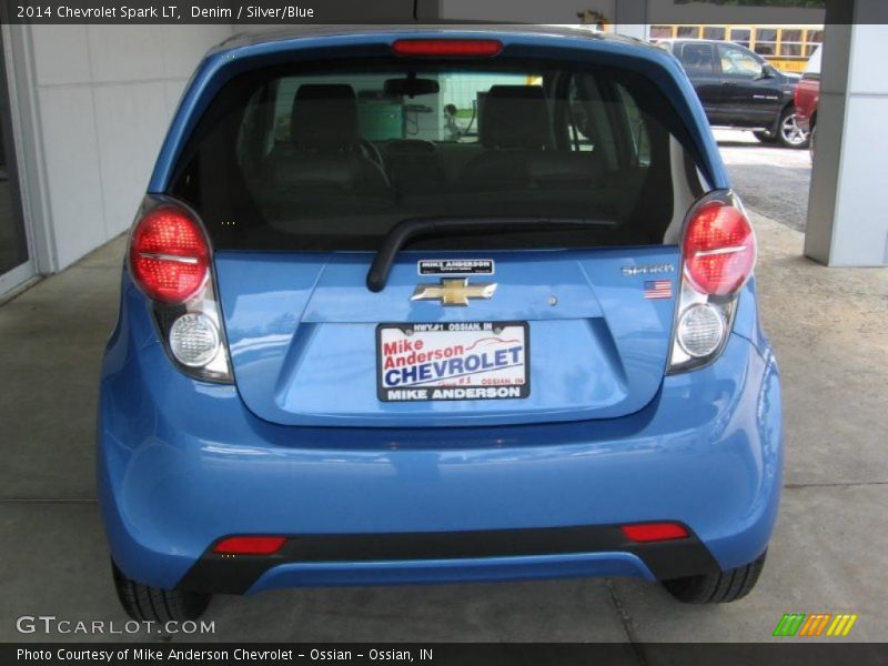 Denim / Silver/Blue 2014 Chevrolet Spark LT