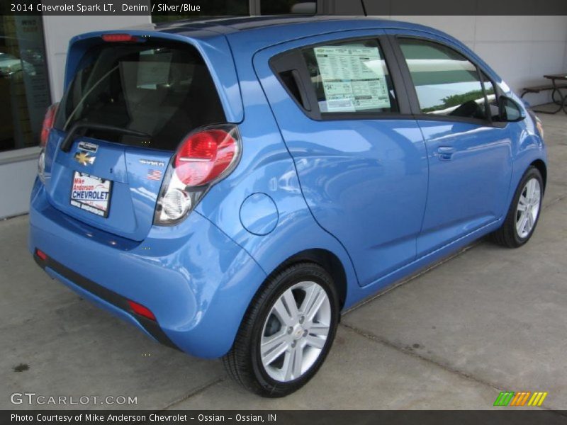 Denim / Silver/Blue 2014 Chevrolet Spark LT