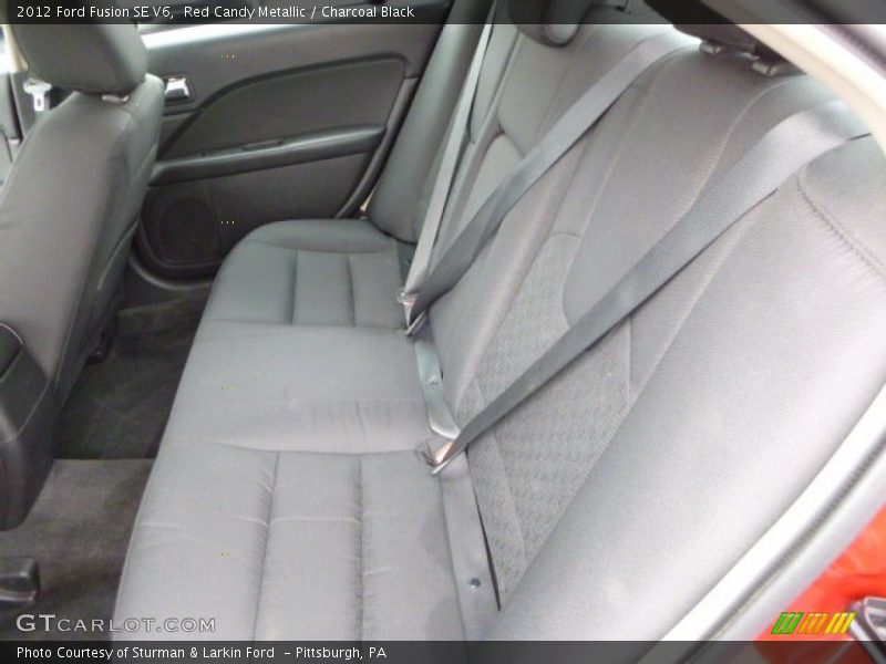 Red Candy Metallic / Charcoal Black 2012 Ford Fusion SE V6