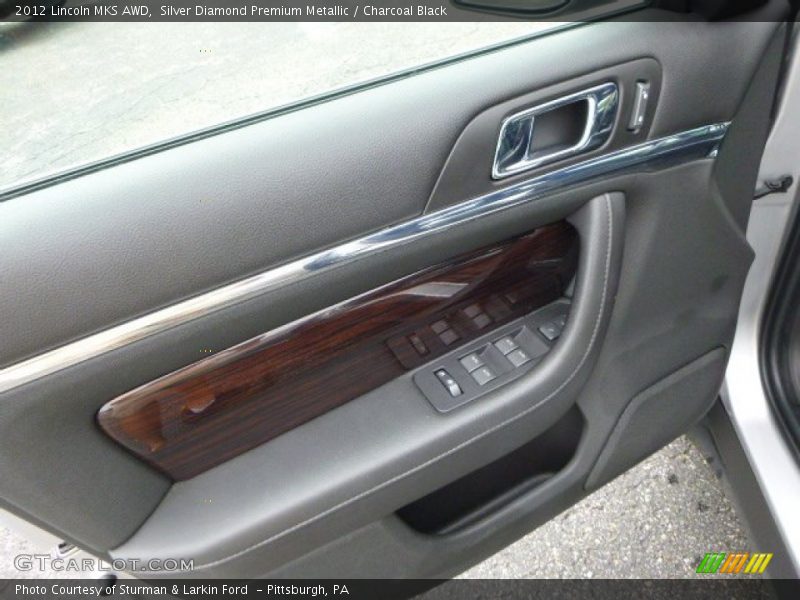 Silver Diamond Premium Metallic / Charcoal Black 2012 Lincoln MKS AWD