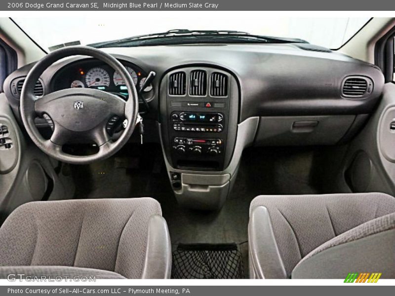 Midnight Blue Pearl / Medium Slate Gray 2006 Dodge Grand Caravan SE