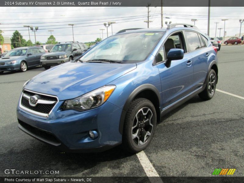 Quartz Blue Pearl / Ivory 2014 Subaru XV Crosstrek 2.0i Limited